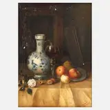 G. Fuhrmann, Stillleben im altmeisterlichen Stil, Öl auf Leinwand