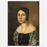 Ohne Titel by Bildnis der Prinzessin zu Brandenstein, Öl auf Leinwand, sold Aug 2025
