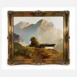 Georg Arnold-Graboné, "Prixental", Öl auf Leinwand