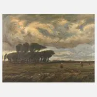 H. Kugel, Frauen im Feld, 1923, Öl auf Leinwand