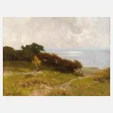 Paul Müller-Kaempff, Blick von der Düne, Öl auf Leinwand