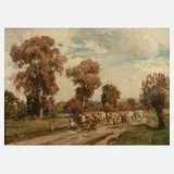 Carl Hans Schrader-Velgen, "Austrieb", Öl auf Leinwand