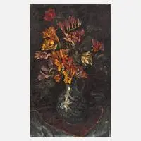 Eva Templeton-Kraus, Blumenstillleben, 1962, Öl auf Leinwand