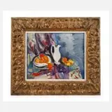 Charles Camoin, Stillleben mit Obstteller und Kanne