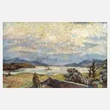 Stern, Lichte Sommerlandschaft, Öl auf Leinwand und Keilrahmen