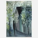 Olaf Karlsen, Melancholie, 1970, Öl auf Leinwand
