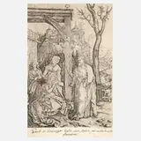 Marcantonio Raimondi, Der Abschied Christi..., Kupferstich