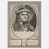 Cornelis Visscher, Bildnis Floris II, Kupferstich