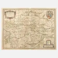 Henricus Hondius, Karte Nassau, Kupferstich