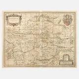 Henricus Hondius, Karte Nassau, Kupferstich