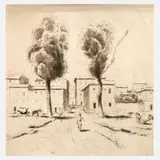Emil Orlík, "Ansicht von Viareggio"