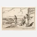 Otto Ubbelohde, "Ausblick", Radierungen und Exlibris von Otto Ubbelohde Nr