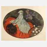 Marcel Bloch, Das Ständchen, Farbaquatinta