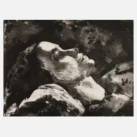Otto Herbig, "Liegende", Lithographie