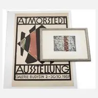 Alfred Traugott Mörstedt, Graphik und Plakat, Radierung auf Karton