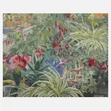 Franz Becker-Tempelburg, Blumenstück, Aquarell und Deckfarben auf leichtem Karton