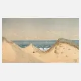 Magnus Weidemann, Dünen auf Sylt, Aquarell und Deckweiß auf Papier