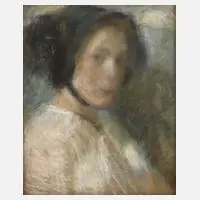 Kurt Haase-Jastrow, Damenportrait, 1914, Pastell auf Papier