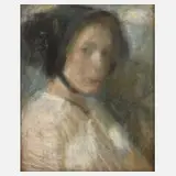 Kurt Haase-Jastrow, Damenportrait, 1914, Pastell auf Papier