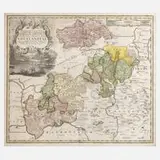Homanns Erben, Kupferstichkarte Vogtland, Kupferstich