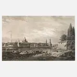 Christian Gottlob Hammer, Ansicht von Dresden, Stahlstich