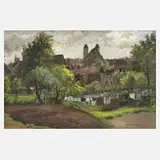 Gustav Schubert, Freiberg in Sachsen, Gouache auf leichtem Karton