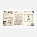 Alternatives Kunstschaffen, Graphisches Faltblatt, Lithographie