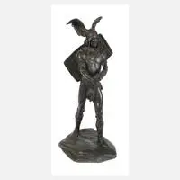 Rudolf Maison, "Siegfried der Drachentöter", 1897, Bronze