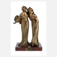 Lucien Alliot, "Jumelles", Bronze