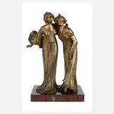 Lucien Alliot, "Jumelles", Bronze