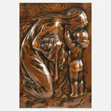 Fidel Binz, Relief Mutter und Kind