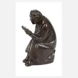 Ernst Barlach, "Der Buchleser", Bronze