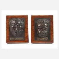 Paul Rosanowski, Paar Reliefs, Bronze