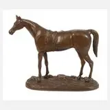 Wolf, Rennpferd, Bronze