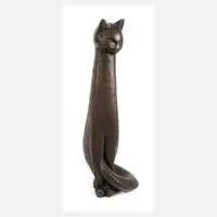 Doris Rücker, sitzende Katze
