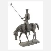 Willi Tannheimer, Don Quijote auf Rosinante, Bronze