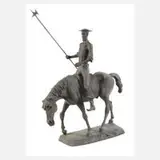Willi Tannheimer, Don Quijote auf Rosinante, Bronze