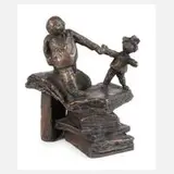 Erik Seidel, "Vater und Sohn" nach Erich Ohser, Bronze