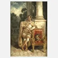 Friedrich Kaiser, Bildnis eines römischen Kaisers, Öl auf Leinwand