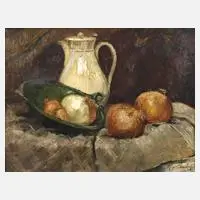 Hugo Bouchery, Stillleben mit Zwiebeln, 1928, Öl auf Leinwand
