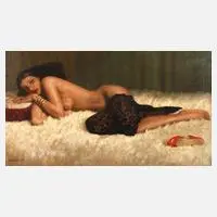 Marcel René Herrfeldt, Orientalische Schönheit, Öl auf Leinwand