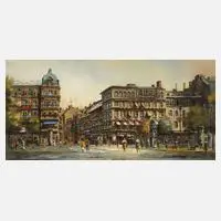 Klaus Rochel, Unter den Linden – unter Linden, Öl auf Kupfertafel