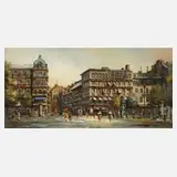 Klaus Rochel, Unter den Linden – unter Linden, Öl auf Kupfertafel