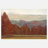 Alois Kalvoda, Herbstlandschaft, Öl auf Leinwand