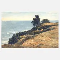 Herbert Kuron, Sommer an der Kurischen Nehrung, Öl auf Karton