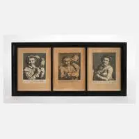 Cornelis Bloemaert, Drei Kupferstiche, Kupferstiche