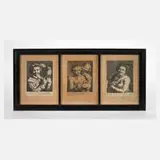 Cornelis Bloemaert, Drei Kupferstiche, Kupferstiche