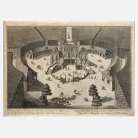 Johann August Corvinus, Schloss Ludwigsburg, Kupferstich