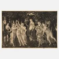 Ernst Moritz Geyger, "Primavera", 1894, Radierung