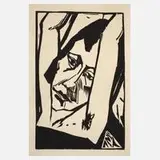 Erich Heckel, "Mädchenkopf"